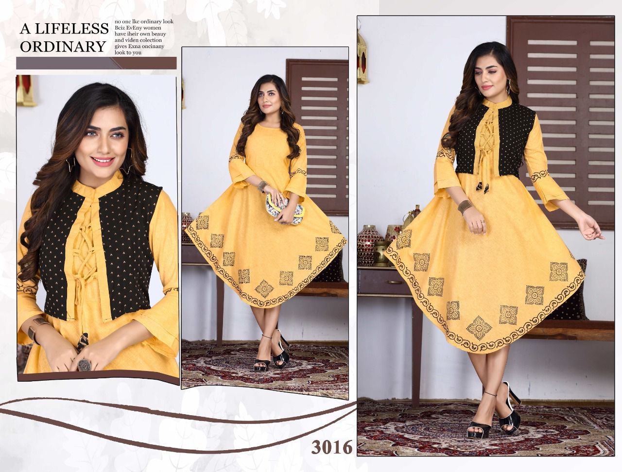 New Vanie 1 Rayon Fancy Regular Wear Designer Kurti Collection